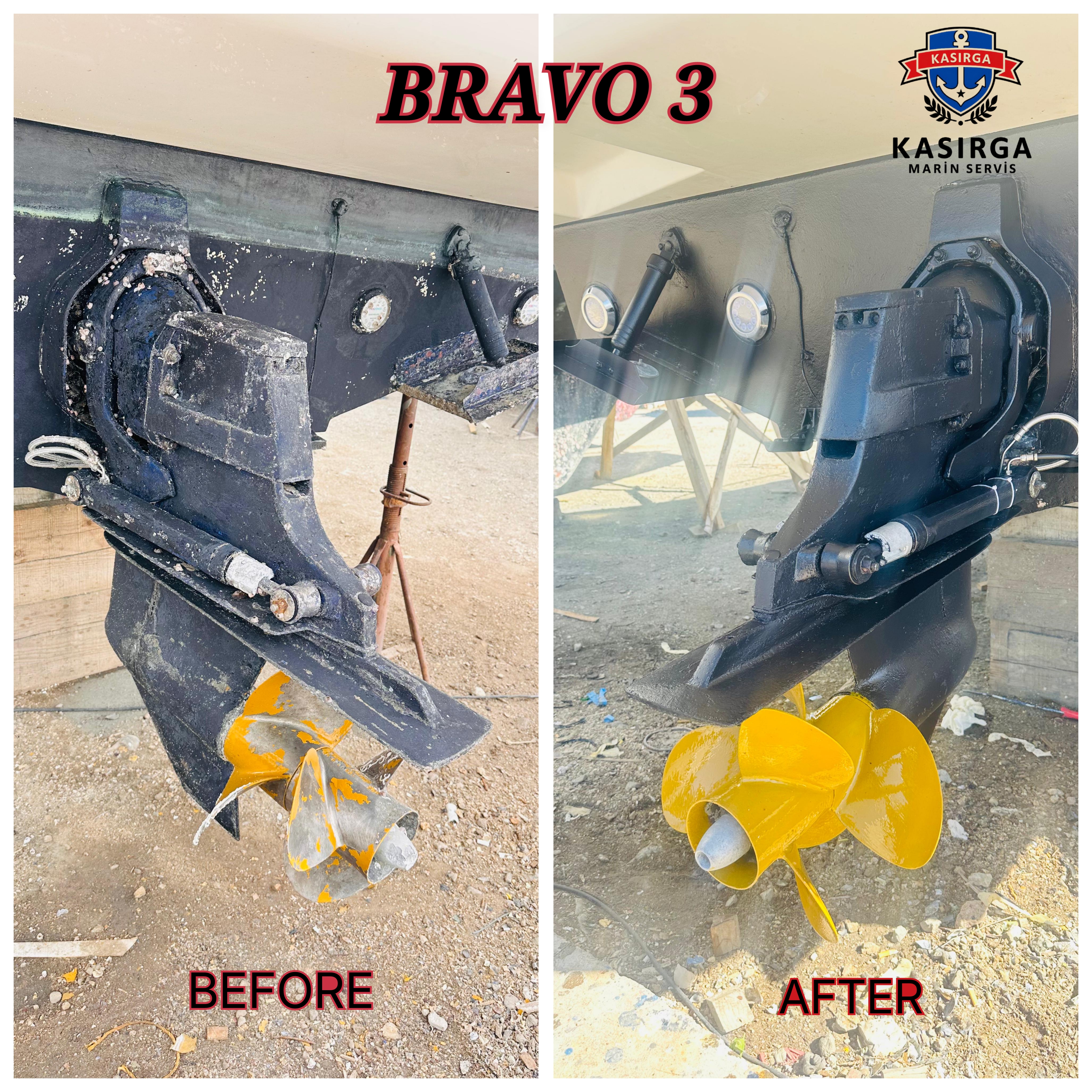 Mercruıser Bravo 3 kuyruk bakımı