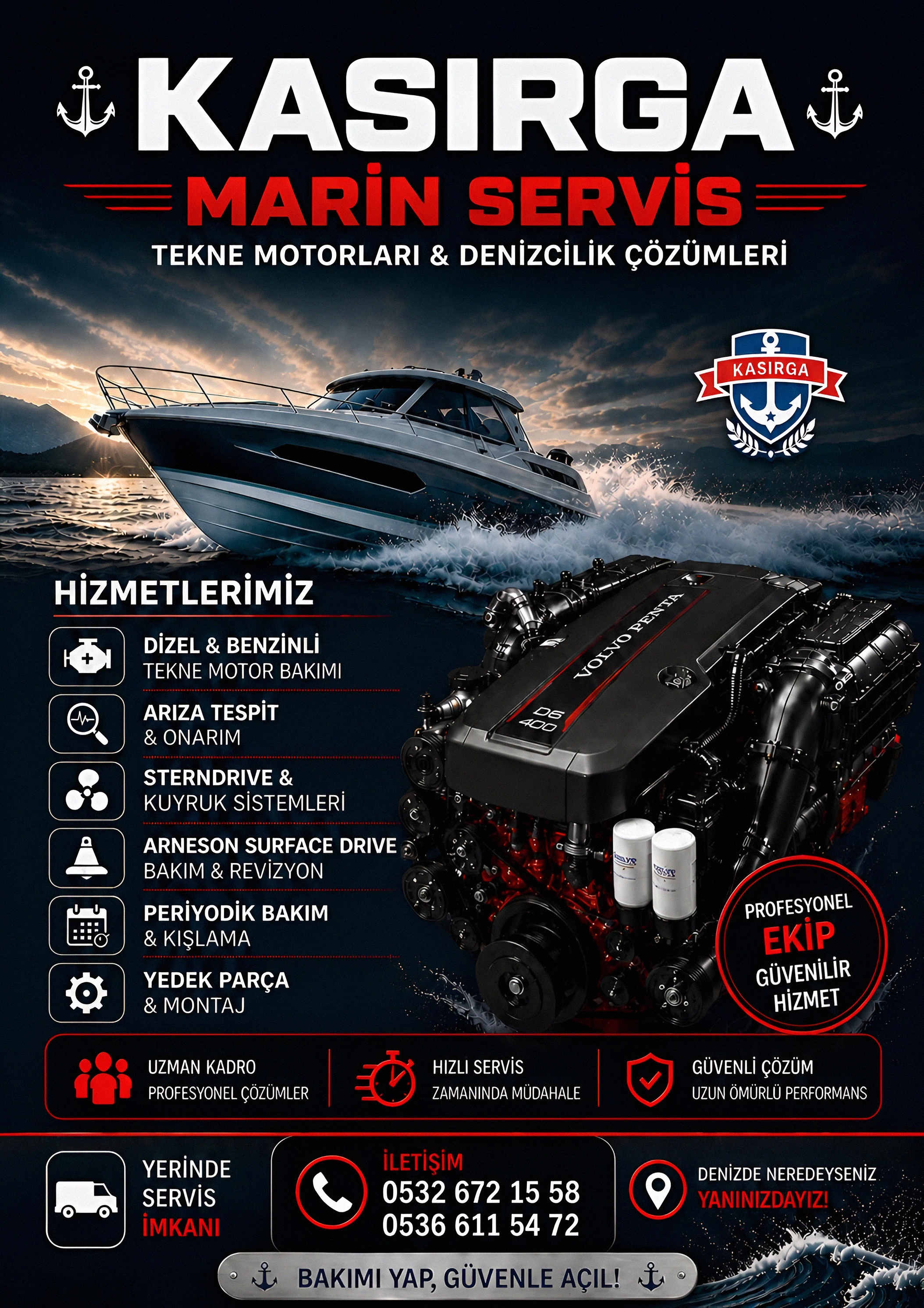 Deniz motorları tamir ve bakımı